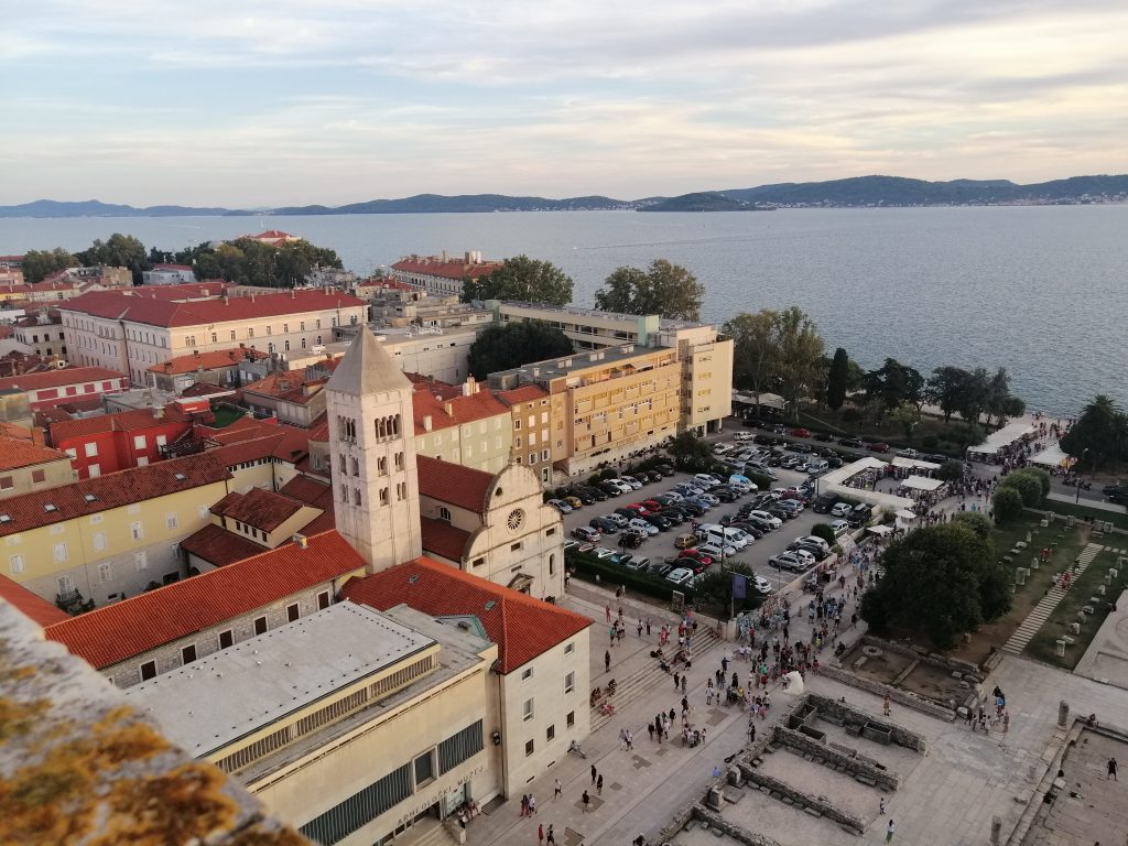 zadar hrvaška dalmacija zvonik razgled