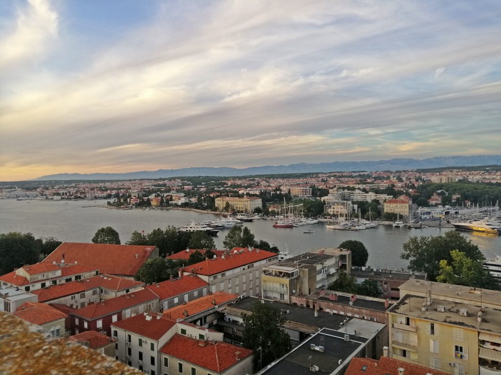 zadar hrvaška dalmacija zvonik razgled
